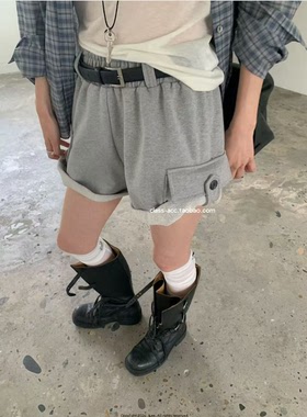 class韩国直邮1032415 Arr 韩代2026款  松紧腰大口袋短裤