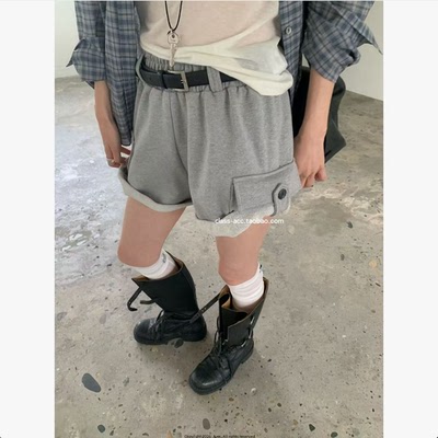 class韩国直邮1032415 Arr 韩代2026款  松紧腰大口袋短裤