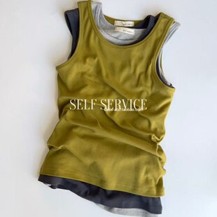 韩代2026款 service 简约百搭小背心 self class韩国直邮030407
