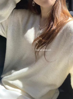 class韩国直邮031206 OUNCE 韩代2026款   V领薄针织