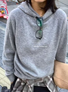 class韩国直邮111408 ROMANTICIZE 韩代2025款一片式高领连帽毛衣