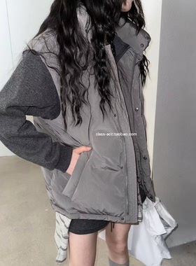 class韩国直邮110402 KONI 韩代2025款  鸭绒9:1羽绒马甲