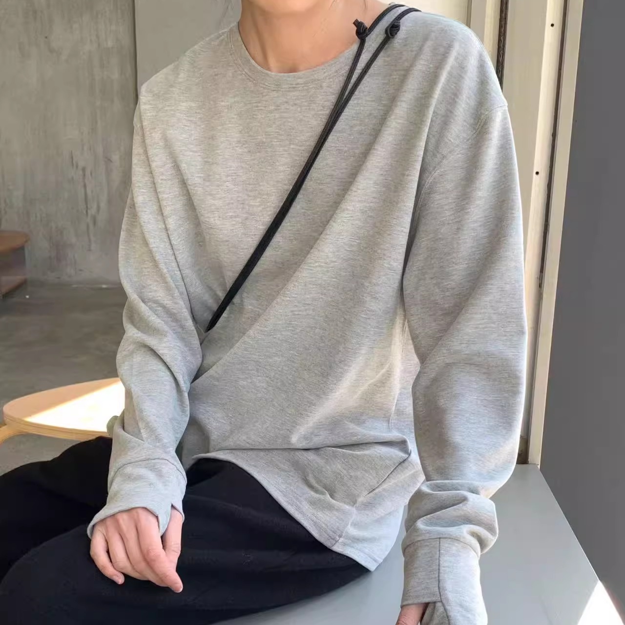 class韩国直邮112505 OBJECT韩代2025款长袖T