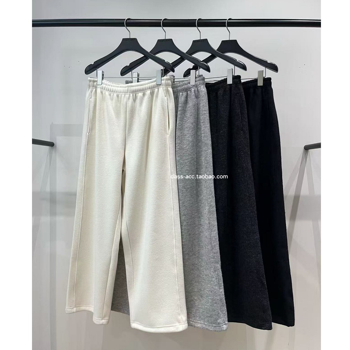 class韩国直邮112710 FEBRUARY.11 韩代2025内里牛奶绒可束脚卫裤