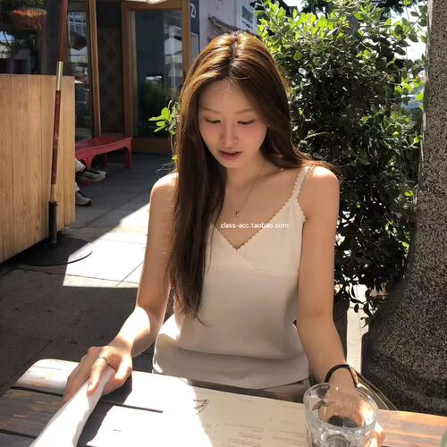 class韩国直邮1041218 OUNCE 韩代2026款  精致花边小吊带