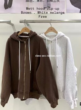 class韩国直邮120304 select market 韩代2025款  连帽卫衣外套