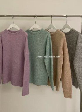 国现class韩国直邮120314 jeong gam 韩代2025福利款  圆领毛衣
