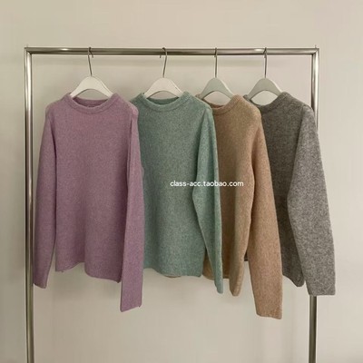 国现class韩国直邮120314 jeong gam 韩代2025福利款  圆领毛衣