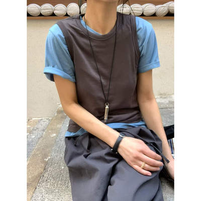 class韩国直邮2031902 ROMANTICIZE韩代2026款背心短袖两件套