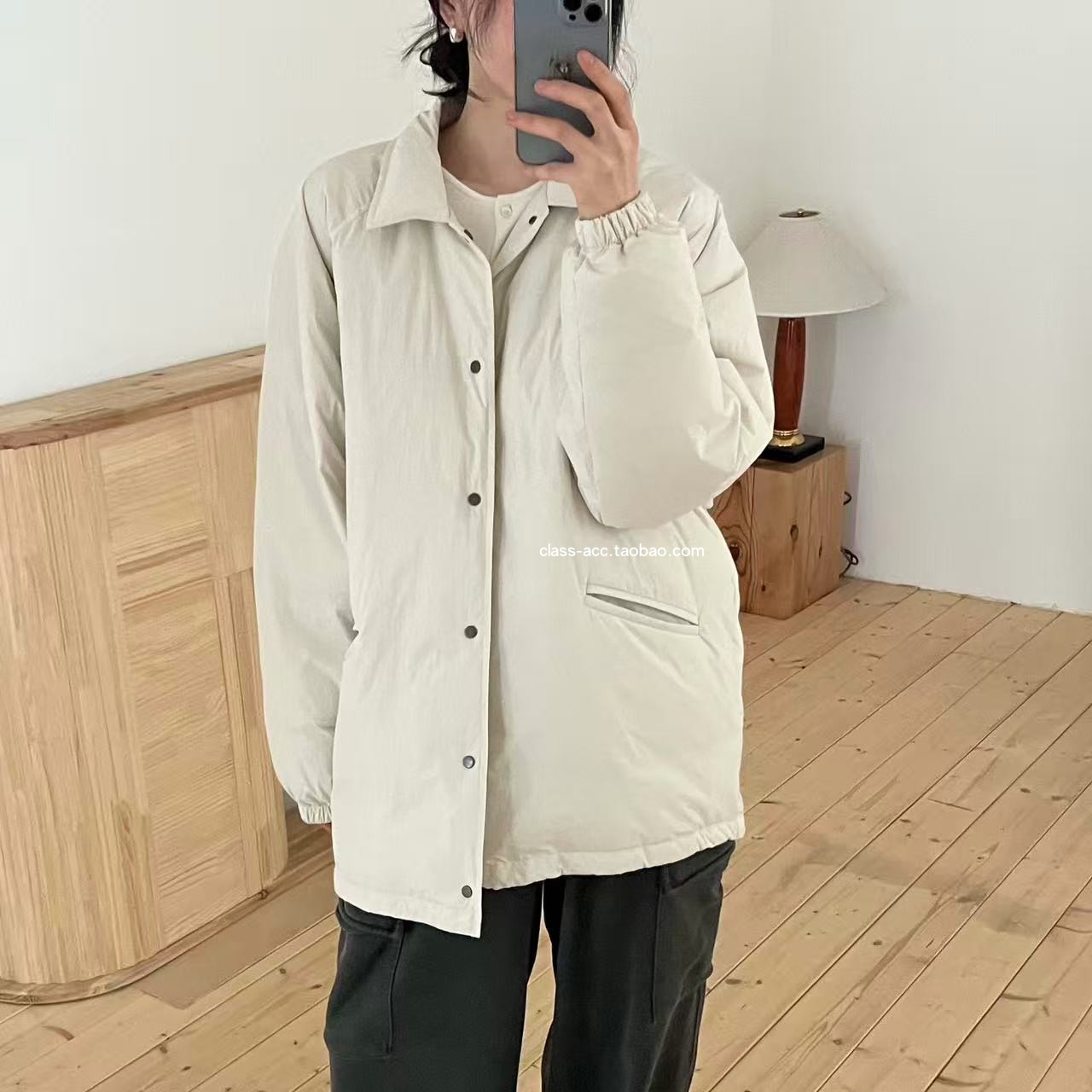 class韩国直邮102101 TASTE 韩代2025款  鸭绒1ooA字版羽绒服