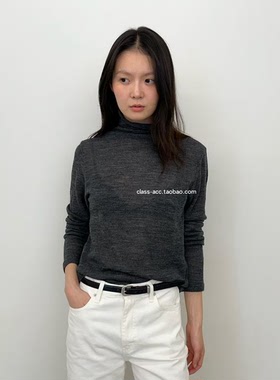 国现class韩国直邮122401 Helvetica韩代2025福利款羊毛1oo薄针织