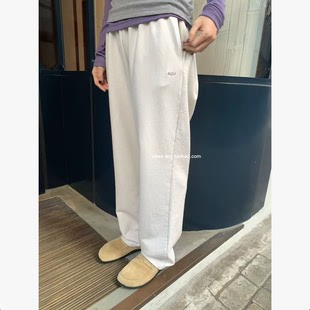 class韩国直邮012206 UNDERSON 韩代2026款 纯棉松紧腰卫裤