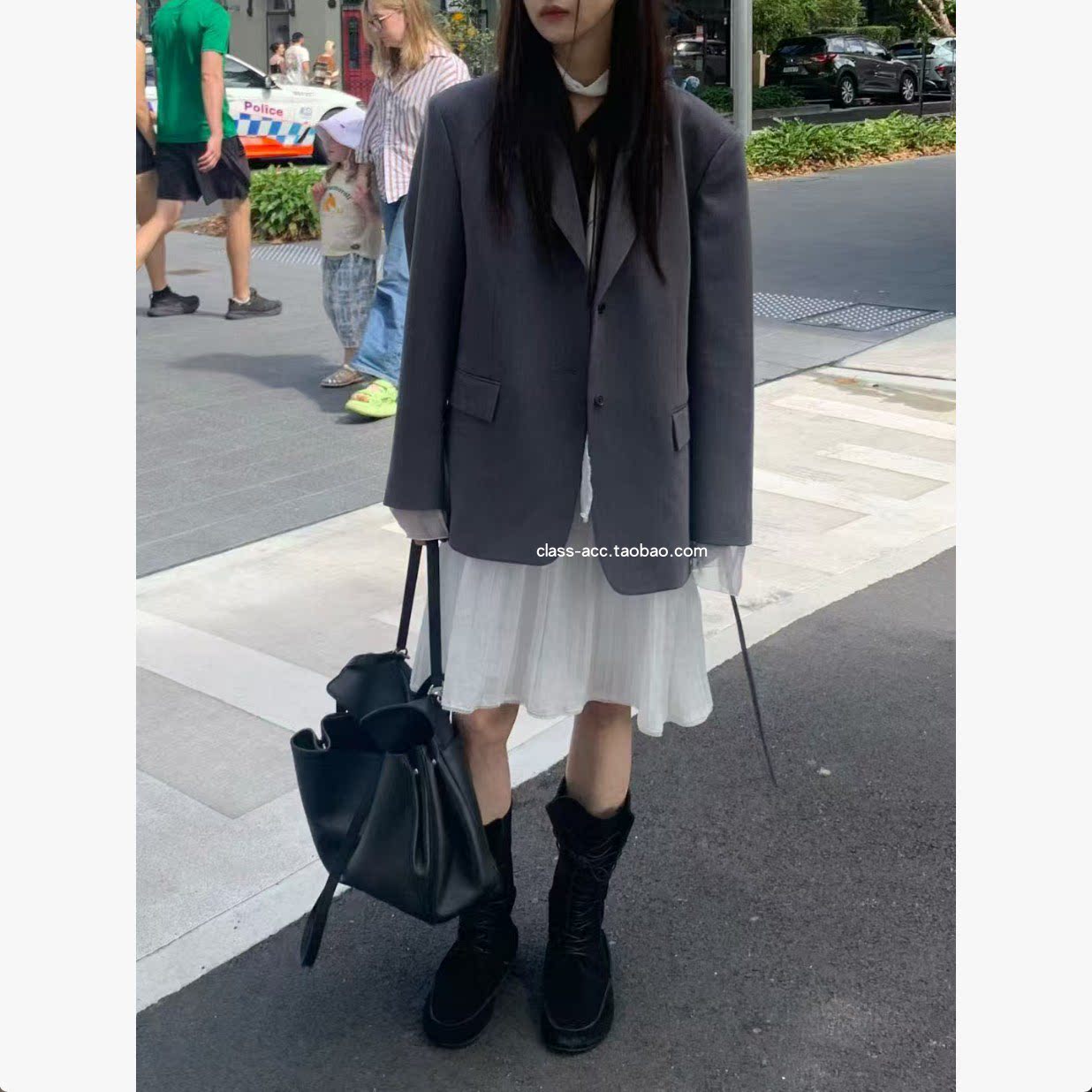 国现class韩国直邮022702LOVEYOUSOMUCH韩代2026款西服＋裤裙套装