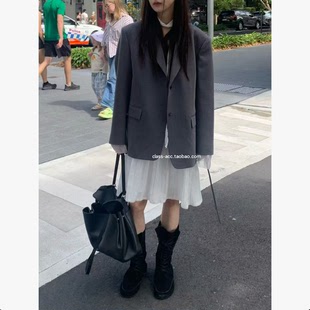 裙套装 韩现class韩国直邮022702LOVEYOUSOMUCH韩代2026款 西服＋裤