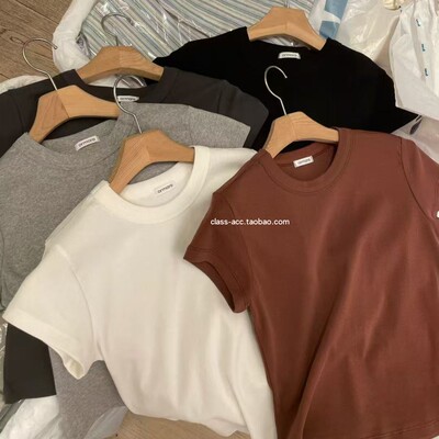 class韩国直邮030609 ORMORE 韩代2026款  圆领短袖T