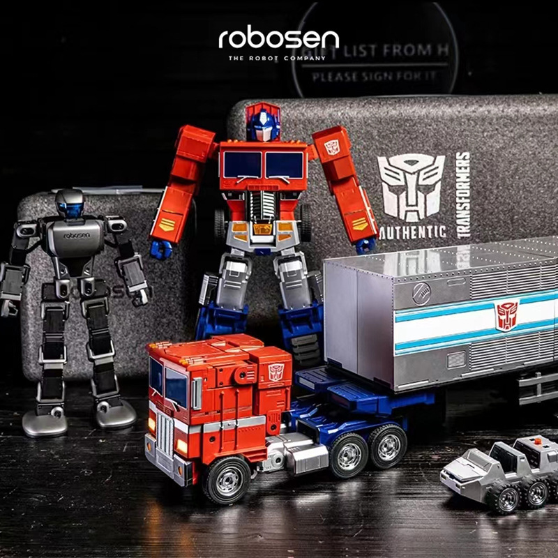 乐森擎天柱变形金刚语音互动编程