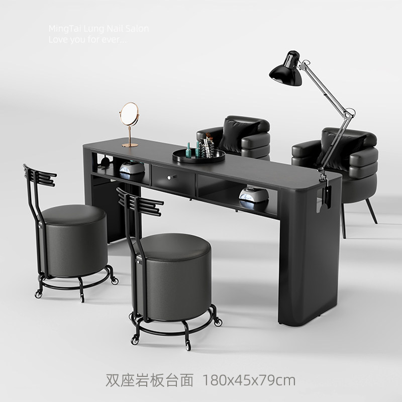 明泰隆美甲桌椅套装美甲店专用桌