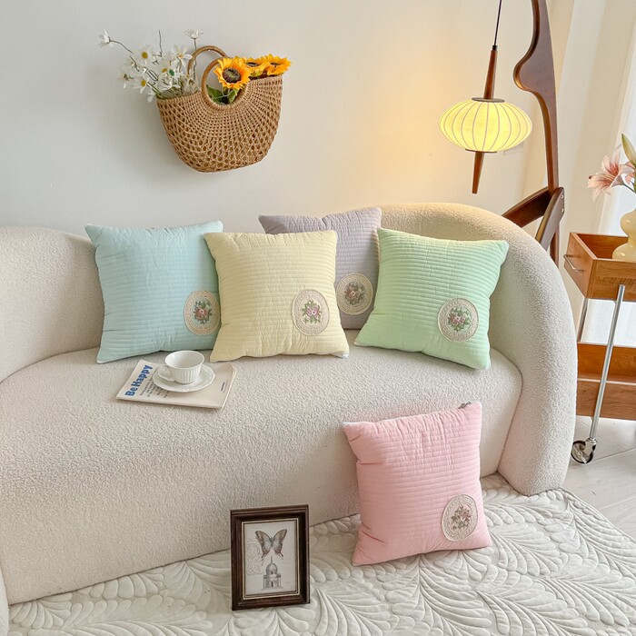 全棉韩版抱枕被子两用办公室午睡毯枕头二合一车上睡觉纯棉空调被