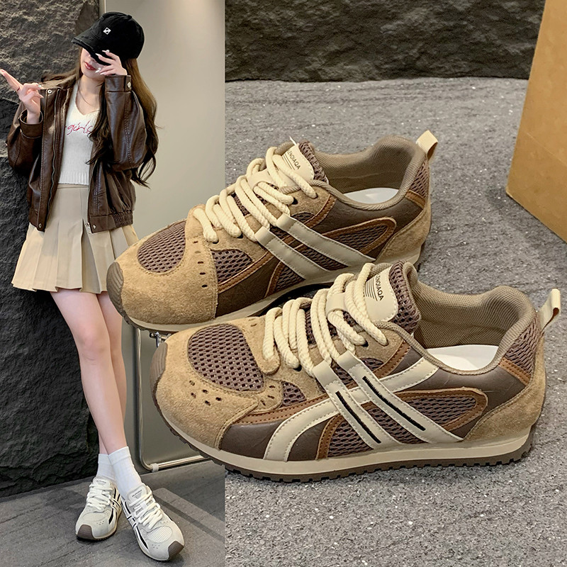 爆款德训鞋女2025年新款ins潮秋季平底休闲时尚百搭阿甘运动女鞋,女鞋,德训鞋,淘宝优惠券,粉丝福利购,淘宝优惠卷