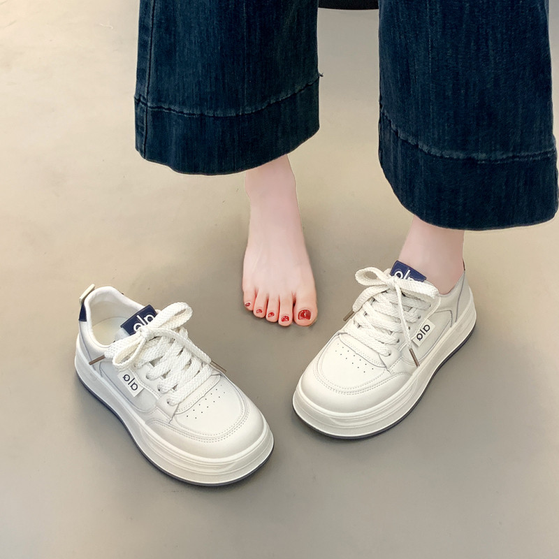 爆款百搭厚底小白鞋女2026年新款春季ins潮鞋时尚运动休闲板鞋子,女鞋,休闲板鞋,淘宝优惠券,粉丝福利购,淘宝优惠卷