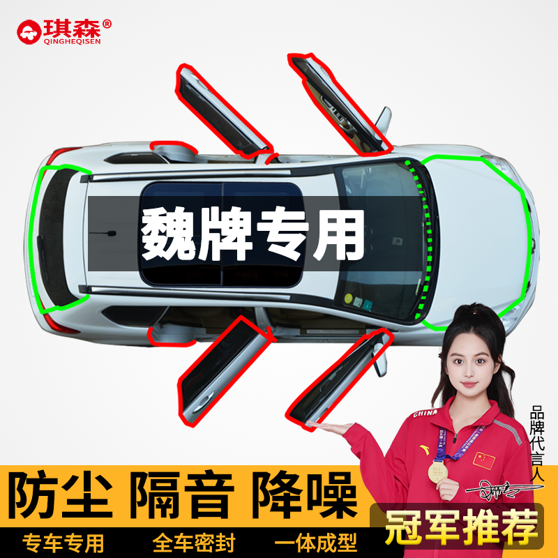 魏牌VV5/VV6/VV7/蓝山汽车密封条