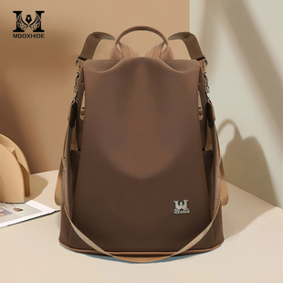 新款 百搭旅行背包气质通勤女包 女士防盗双肩包简约轻便时尚