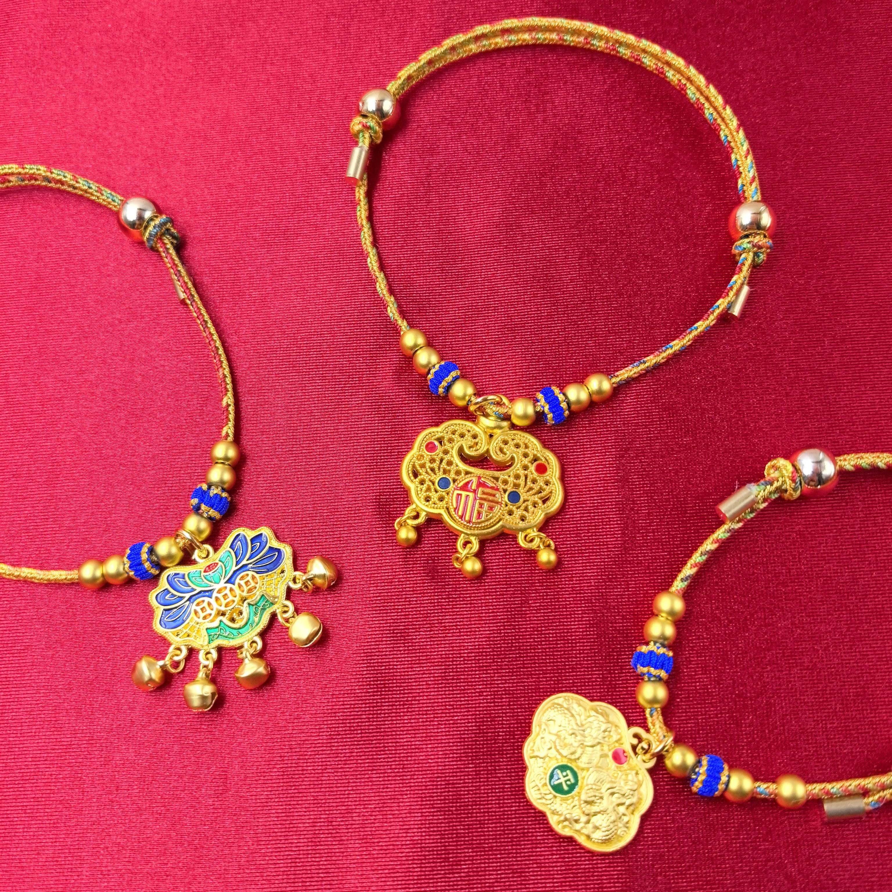 狗狗项链猫咪项圈大中小型犬宠物狗脖圈平安锁长命锁宠物铃铛项圈