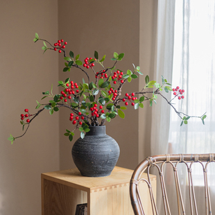 假花仿真花摆设海棠果树枝干花花束客厅餐桌装饰花卉高档场景布置