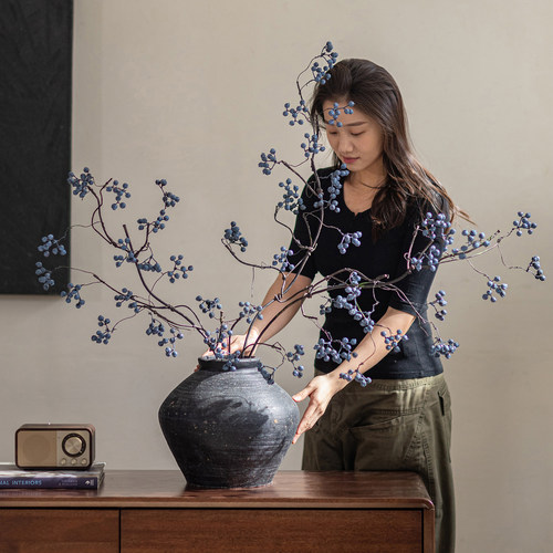 马桑果仿真花假花仿生花摆设