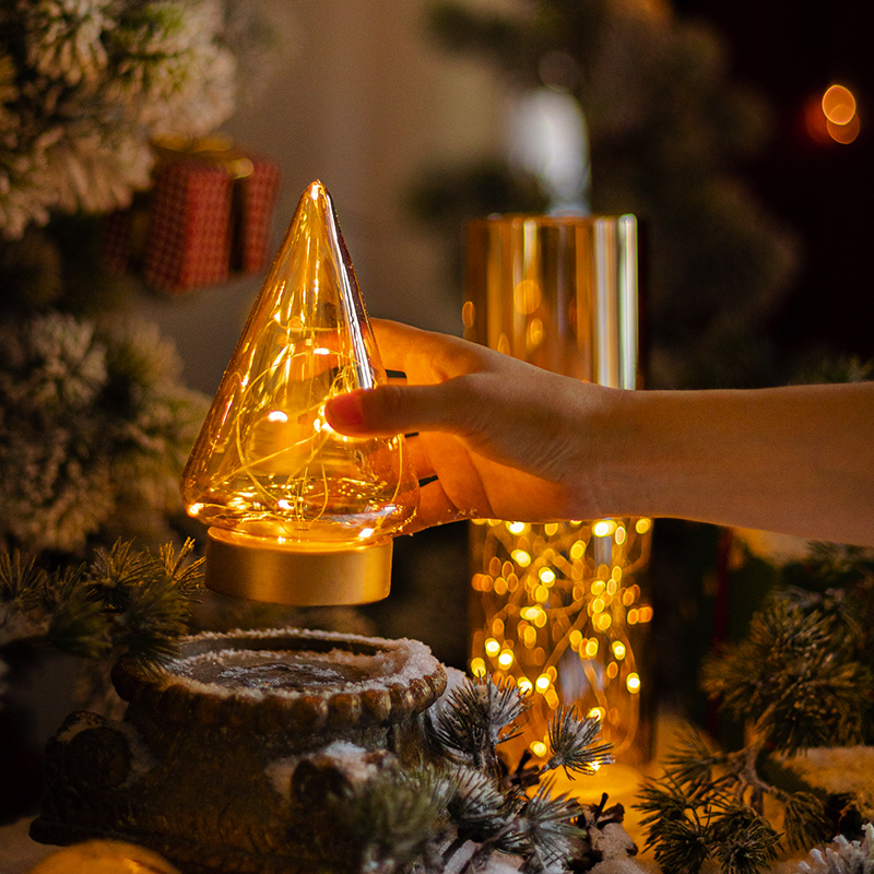 小夜灯客厅玻璃掬涵轻奢