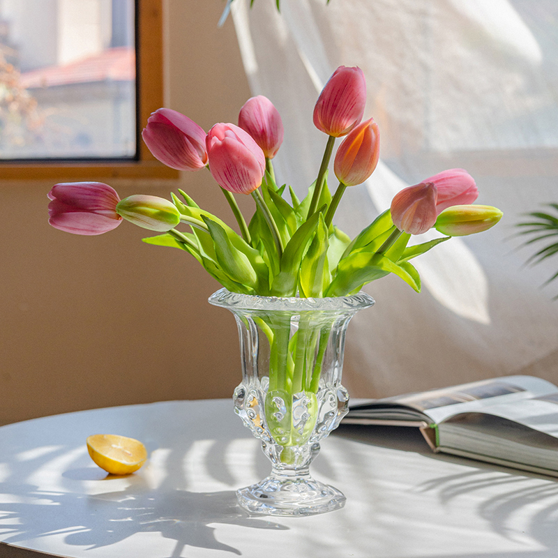 客厅郁金香掬涵仿真花