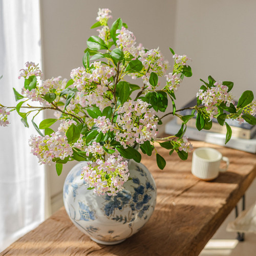 高档客厅花艺摆件花千里香桂花