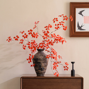 观音莲仿真花假花摆设轻奢高端花艺摆件客厅高级仿生花插花装饰