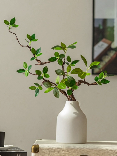 Юхан имитирует листья яблони, настольная цветочная композиция, букет, зеленые растения, искусственные цветы, простой домашний интерьер, украшение для гостиной, украшения