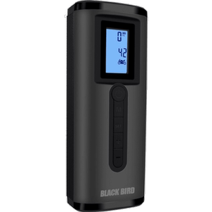 黑鸟智能充气泵便携山地自行车汽车篮球电动摩托车迷你打气筒充电