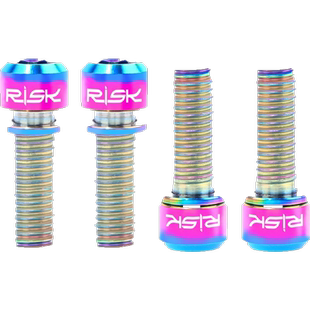 RISK M6x18山地自行车碟刹夹器固定钛合金螺丝套装套件SLX XT XTR