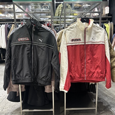 PUMA彪马男子假两件赛车风加绒防风拒水排湿T7廓形撞色外套636082
