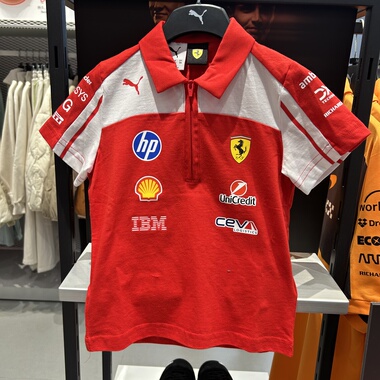PUMA彪马儿童FERRARI法拉利赛车系列复刻版车迷短袖Polo衫713838