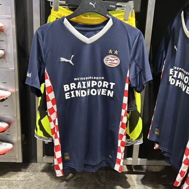 PUMA彪马2025男子埃因霍温客场球迷版球衣吸湿速干短袖T恤780429