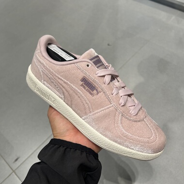 PUMA彪马Palermo Velvet Dream Wans女粉色丝绒休闲德训鞋403351