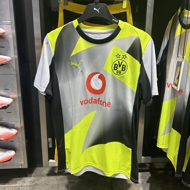 PUMA彪马25/26男子多特蒙德客场球迷版球衣吸湿速干短袖T恤780104