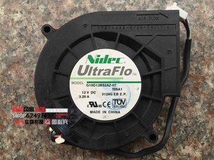 G10D12BS2AZ 9733 12V 鼓风机涡轮离心风扇 原装 3.2A nidec