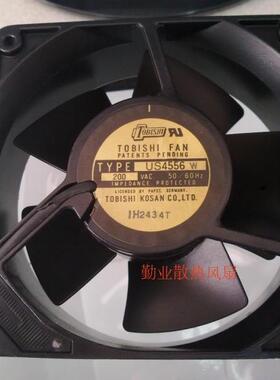 Toshiba/东芝 200V 12038 12CM交流风机 金属耐高温 US4556W