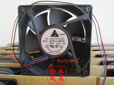 台达 AFB1248HE-ROO 12038 48V 0.18A 12CM 3线 工控机变频器风扇