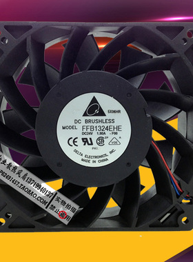 台达DELTA FFB1324EHE 24V 1.80A 13cm 12738 大风量变频器风扇