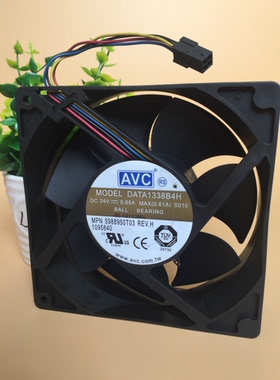 AVC DATA1338B4H 24V 12738 0.65A 双滚珠温控散热风扇