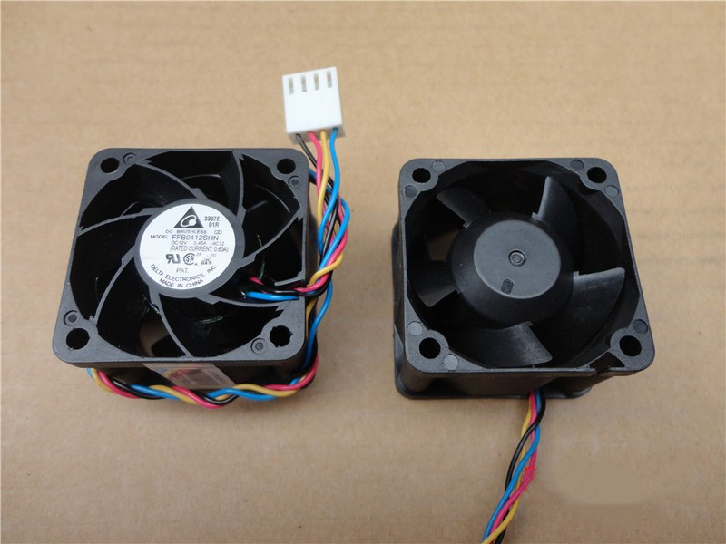 原装台达 FFB0412SHN 4028 12V 0.45A 厘米 双滚珠散热风扇 四线