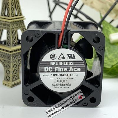109P0424H303 三洋SANYO 4028 24V 0.18A 4CM 大风量 变频器风扇