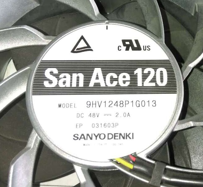 三洋SANYO 48V 2.0A 12CM 12038暴力9HV1248P1G013/G001散热风扇 - 实物图