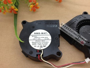04W 涡轮鼓风机12V0.13A双滚珠风扇BM4515 B39 4515 NMB
